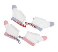 SILENRADAWN Guantes Protectores para Bebés Ajustables de Nylon, Lavables y Resistentes al Desgaste, 2 Pares para Corregir la Succión del Dedo en Niños y Niñas