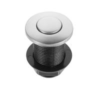 SILENRADAWN Interruptor de Aire para Bañera de Acero Inoxidable, Pulsador de Aire para Eliminación de Basura, Botón Abs Duradero para Repuesto de Triturador, Compatible Bañeras Hidromasaje