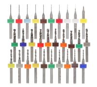 SILENRADAWN Juego de 30 Brocas de Tungsteno para Pcb Alta Resistencia al Desgaste y Peso Ligero, Ideales para Trabajos Precisos y Grabado en Placas de Circuito