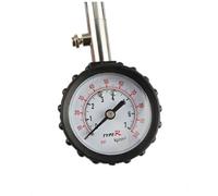 SILENRADAWN Medidor de Presión de Neumáticos para Coche y Camión Manómetro Preciso Psi Resistente Golpes y Vibraciones con Manguera Trenzada y Protección de Goma Compatible con Motos y