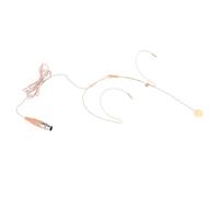 SILENRADAWN Micrófono de Diadema Cable XLR de 3 Pines Micrófono Condensador Vocal Beige Amplificador de Voz Integrado para Enseñanza Canto y Conferencias