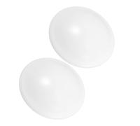 SILENRADAWN Pantallas Decorativas Redondas white para Lámparas Colgantes y Apliques de Pared, 2 Unidades, Diámetro 22,6 CM, Uso en Cocina, Baño y Dormitorio