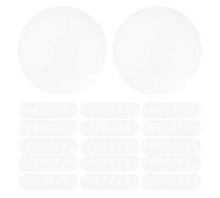 SILENRADAWN Papel para Sellar Vasos de Café y Té Leche, Película a Prueba de Fugas Redonda de 13 Cm, 500 Hojas para Bebidas, Material Pulpa de Madera, Uso en Restaurantes y Tiendas de Té