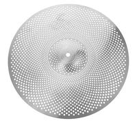 SILENRADAWN Platillo Mudo para Batería 14 Pulgadas, Accesorio de Aleación Gris, Silenciador de Platillos para Práctica, Suministro Especial para Batería y Percusión