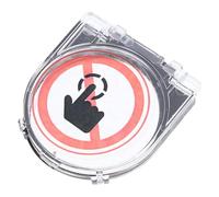 SILENRADAWN Protector de Interruptor Transparente para Botón de Encendido, Cubierta de Botón Plástico Redonda Adhesivo, Protección Antiapagado para Computadora, Lavadora y Lavavajillas,