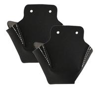 SILENRADAWN Protectores de Dedos Buena Amortiguación y Resistencia al Desgaste para Patines de Cuero Negro , 2 Piezas Cubrepunteras Cómodos para Patines Profesionales