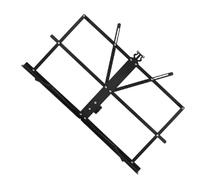 SILENRADAWN Resistente al Desgaste Portátil Partituras Plegable para de Abs Negro Soporte de Sobremesa Rebabas para Músicos,