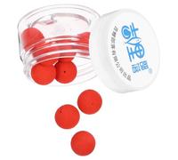 SILENRADAWN Señuelo de Pesca PVA Bolas Flotantes Aroma Fresa, Cebo Artificial Rojo Flexible de 14mm para Carpas y Peces Grandes en Pesca Deportiva