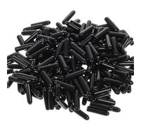 SILENRADAWN Tapas de Extremo de Cúpula Cubiertas Protectoras Ideales 500 de Pvc para Tornillos Negro Protección contra Óxido y Resistencia al Desgaste para Uso Industrial