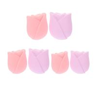 SILENRADAWN Tapas Protectoras para Brochas de Maquillaje de Silicona Flexible, 6 Piezas para Preservar las Cerdas y Proteger Pinceles en Casa o Viaje