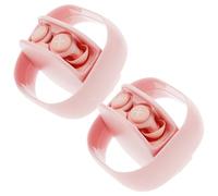 SILENRADAWN Tapones Oídos Reducción de Ruido, Doble Capa, Tamaño Pequeño, Color Rosa, 4 Unidades Estuche, Ideales para Dormir, Estudiar y Bloquear Ronquidos, Reutilizables y Cómodos para Uso