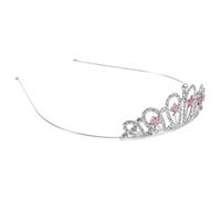 SILENRADAWN Tocado de Diseño de Princesa Clásica con Gemas de Imitación, Aleación de Zinc, Multifuncional y Fácil de Usar para Fiestas de Cumpleaños y Fotografía