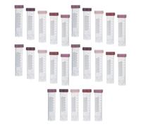 SILENRADAWN Tubos de Centrífuga Cónicos de 50ml Autoportantes de Plástico 25 con Tapa de Rosca Resistentes al Calor para Experimentos Biológicos en Laboratorio