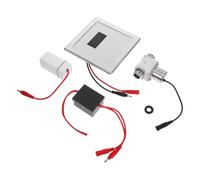 SILENRADAWN Válvula de Descarga Automática para Urinario Sensor Avanzado, Ahorro de Agua, Accesorios de Panel Solenoide de Abs y Goma para Hogares y Lugares Públicos