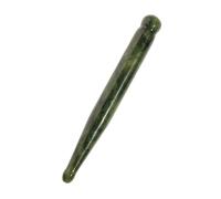 SILENRADAWN Varilla Alivio de Verde Masaje Redondeados de Jade Bordes Acupuntura y de Tensión Corporal para Adecuado para Usar Después Larga Caminata