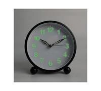 Silent Alarm Clock, No Ticking Sound, with Warm Light, Simple Round Design