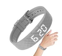 Silent Alarm Wristband - Vibration Timer Watch, Wearable Clock, Adjustable Alarm Clock Bracelet for Sleep, Travel, Women, Men, Adults, Girls, Kids, Seniors, Elderly | Rechargeable Portable Watch