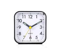 Silent Analog Alarm Clock Non Ticking, Gentle Wake, Beep Sounds, Increasing Volume, Battery Operated Snooze And Light Functions, Easy Set