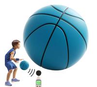 Silent Basketball - Balón de interior para baloncesto silencioso | Baloncesto Silenciador interior de poliuretano de 21/24 cm, Baloncesto Silenciador con textura tridimensional para