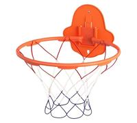 Silent Basketball Hoop Indoor, 32 cm Dribbling Training Ring, Plegable Wall Mounted Sports Toy with Sticky Backing, Noise Reducing Design for Adults, Kids, Outdoor and Home Use