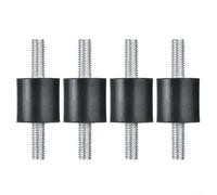 Silent Block Rubber Buffer Set 4pcs Amortiguador de vibración para motores diesel Compresores de aire Herramientas de soldadura M5 M6 M8 Opciones de rosca (M6)