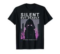 Silent BUT Deadly Dark Phonk Anime Aesthetic Moodwear Camiseta