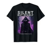 Silent BUT Deadly Phonk Ninja Anime Urban Style Moodwear Camiseta