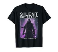 Silent BUT Deadly Urban Phonk Aesthetic Anime Moodwear Camiseta