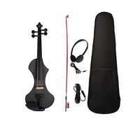 Silent Electric Violin 4/4 Bolsa de transporte con rendimiento profesional negro
