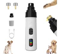 Silent Groom Pro Nail Grinder, 2025 New Dog Nail Trimmer, Dog Nails Trimmer Quick USB Charge with Replacement Grinding Heads, Portable Pet Nails Grooming Smoothing Trimmers Tool (1 PC)