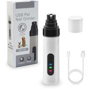 Silent Groom Pro, Silent Groom Pro Nail Grinder Cordless, Dog Nail Trimmers, Quick USB Charge with Replacement Grinding Heads Smoothing Tool (Seta)