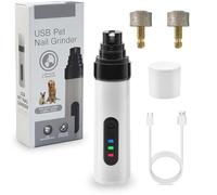 Silent Groom Pro, Silent Groom Pro Nail Grinder Cordless, Dog Nail Trimmers, Quick USB Charge with Replacement Grinding Heads Smoothing Tool (SETC)