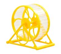 Silent Hamster Ejercise Wheel, diseño transpirable con soporte estable, adecuado para mascotas pequeñas a medianas, incluyendo hámsters, erizos, gerbils, osos dorados y mini conejitos, promotes Active