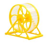Silent Hamster - Rueda de ejercicio de bajo ruido transpirable, con soporte, duradero jaula de fitness Toy, estable Small Animal Activity Accessory | Daily Exercise Solution For Hamster Gerbil