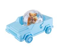 Silent Hamster Wheel - Car Shaped Small Pet Exercise Wheel | Quiet Running Spinner For Dwarf Hamsters, Gerbils & Mice | Creative Cage Enrichment Toy
