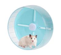 Silent Hamster Wheel, Quiet Spinner Exercise, 9.88x3.78 Inches, Sturdy Smooth Wheel, Non Slip Noise Design for Hamsters, Gerbils, Mice, Hedgehogs, and Small Pets (Multicolor)