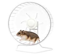 Silent Hamster Wheel | Silent Transparent Rotary Running Spinner with Stand