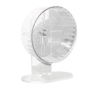 Silent Hamster Wheel, Transparent Running Spinner, Height Adjustable Stand, Smooth Quiet Design, for Gerbils, Hedgehogs & Small Pets, Exercise Toy Small Animals