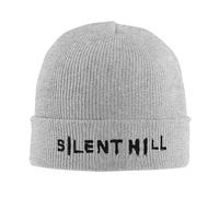 Silent Hill Letras góticas Sombreros Tejidos Topo de otoño Invierno Sombrero de Terror cálido Hombres Mujeres Acrílico Casual Skullcap