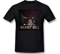 Silent Hill Men's T-Shirt Unisex tee Casual Graphic Comfortable Tops Black XXL