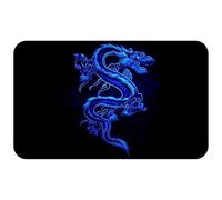 Silent Monsters Alfombrilla de ratón Ordenador 240 x 200 mm Mouse Pad pequeña Tela, Dragon Azul, Antideslizante y silenciosa, para Gaming, Oficina, Home Office, Lavable, Enrollable, Cortada con láser