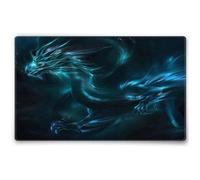 Silent Monsters Alfombrilla de ratón Ordenador 360 x 250 mm Mouse Pad Tela dragón, Antideslizante y silenciosa, para Gaming, Oficina, Home Office, Lavable, Enrollable, Cosida