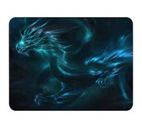 Silent Monsters Alfombrilla de ratón Ordenador 360 x 250 mm Mouse Pad Tela Dragon, Antideslizante y silenciosa, para Gaming, Oficina, Home Office, Lavable, Enrollable, Cortada con láser
