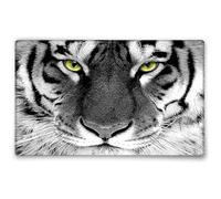 Silent Monsters Alfombrilla de ratón Ordenador 360 x 250 mm Mouse Pad Tela Tigre, Antideslizante y silenciosa, para Gaming, Oficina, Home Office, Lavable, Enrollable, Cosida