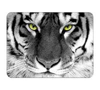 Silent Monsters Alfombrilla de ratón Ordenador 360 x 250 mm Mouse Pad Tela Tigre, Antideslizante y silenciosa, para Gaming, Oficina, Home Office, Lavable, Enrollable, Cortada con láser