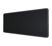 Silent Monsters Alfombrilla de ratón Ordenador XXL 900 x 400 mm, Mouse Pad Grande Tela, Negro, Antideslizante y silenciosa, para Gaming, Oficina, Home Office, Lavable, Enrollable, Cosida