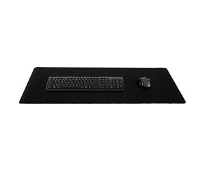 Silent Monsters Alfombrilla de ratón Ordenador XXL 900 x 400 mm, Mouse Pad Grande Tela, Negro, Antideslizante y silenciosa, para Gaming, Oficina, Home Office, Lavable, Enrollable, Cosida