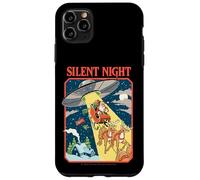 Silent Night Christmas UFO Sarcastic Retro Funny Adult Humor Carcasa para iPhone 11 Pro Max