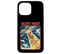 Silent Night Christmas UFO Sarcastic Retro Funny Adult Humor Carcasa para iPhone 13 Pro Max