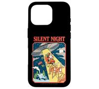Silent Night Christmas UFO Sarcastic Retro Funny Adult Humor Carcasa para iPhone 16 Pro